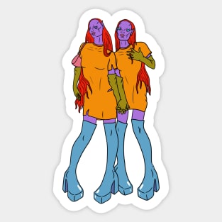 Twins Sticker